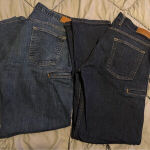 Dearborn Men's Dark Blue Denim Jeans - Classic Fit